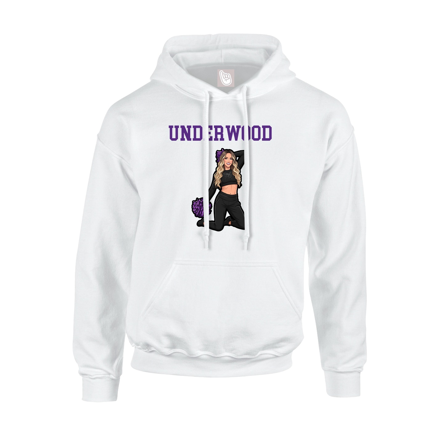 Youth Hoodie — Shirsey in White