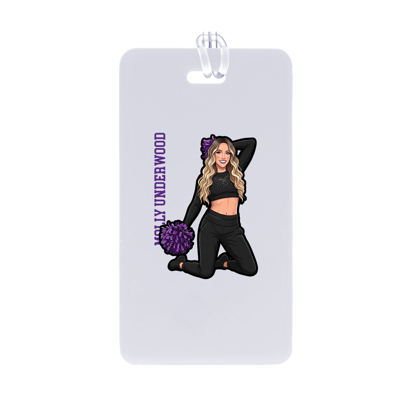 Bag Tag — Name Vertical in Classic