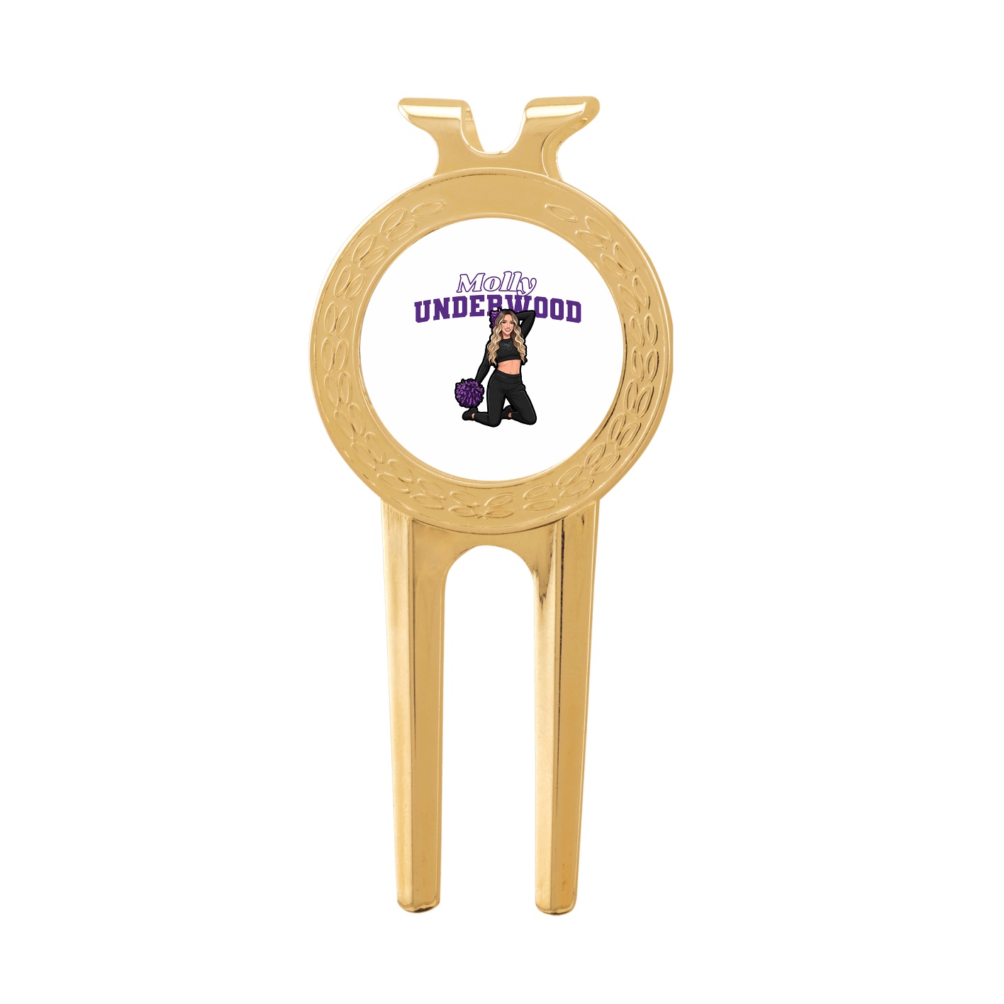 Divot Tool with Ball Marker — Name Arch in Classic