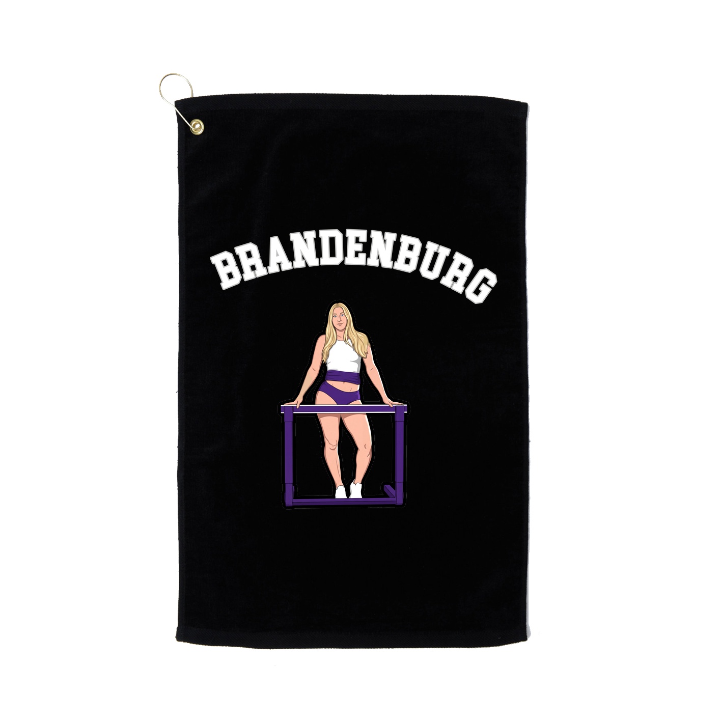 Golf Towel — Shirsey Arch in Black