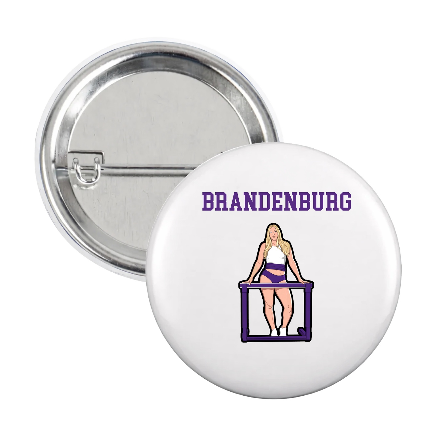 Game Day Button — Shirsey in White