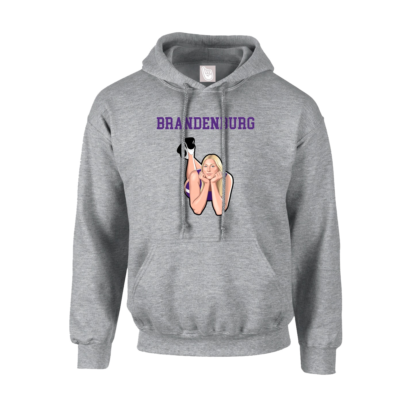 Hoodie — Shirsey in Grey
