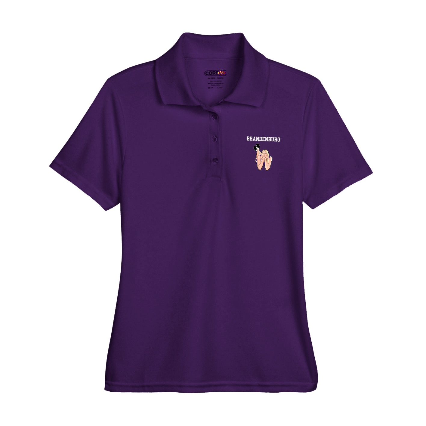 Womens Performance Polo — Shirsey in Purple