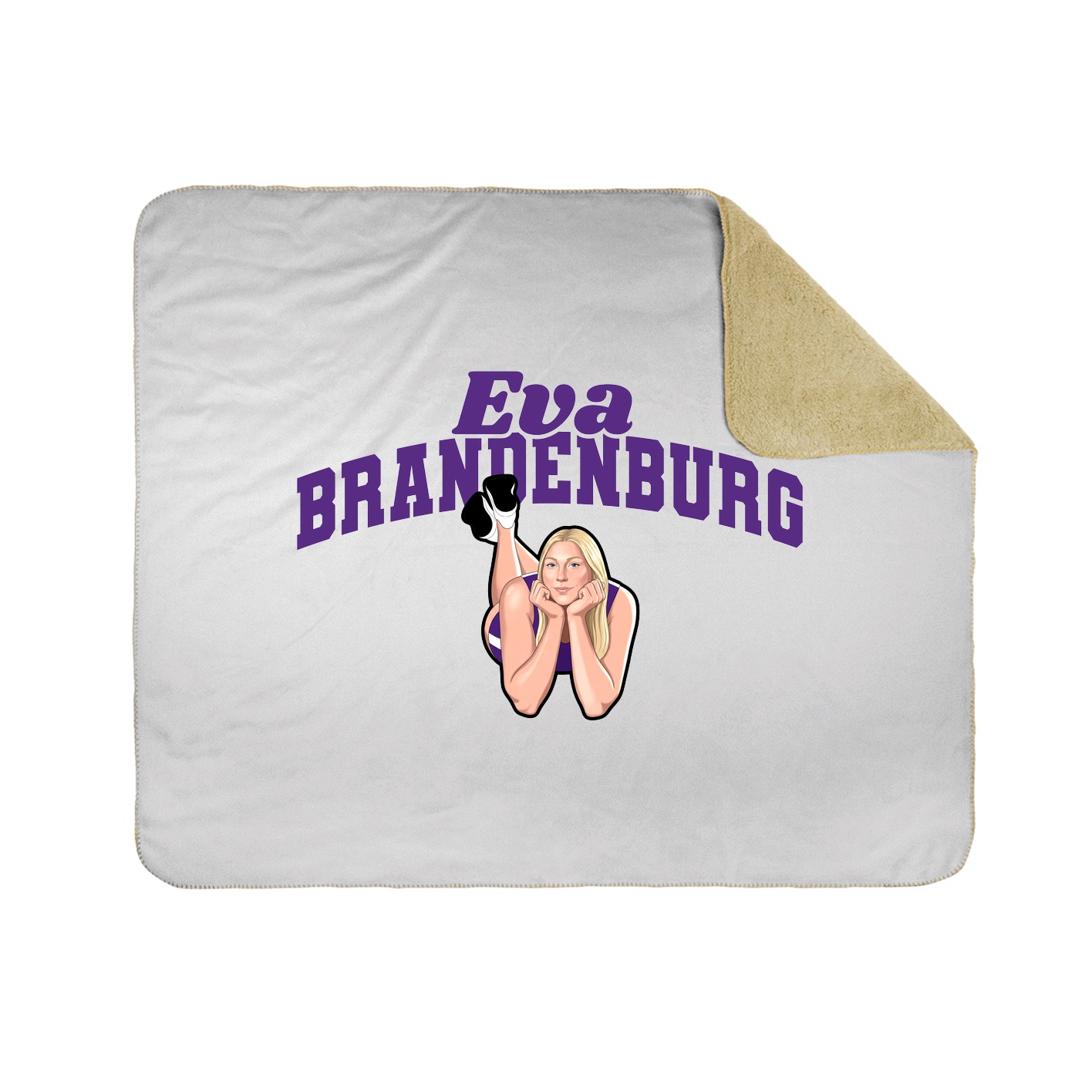 Throw Blanket — Signature Arch in White