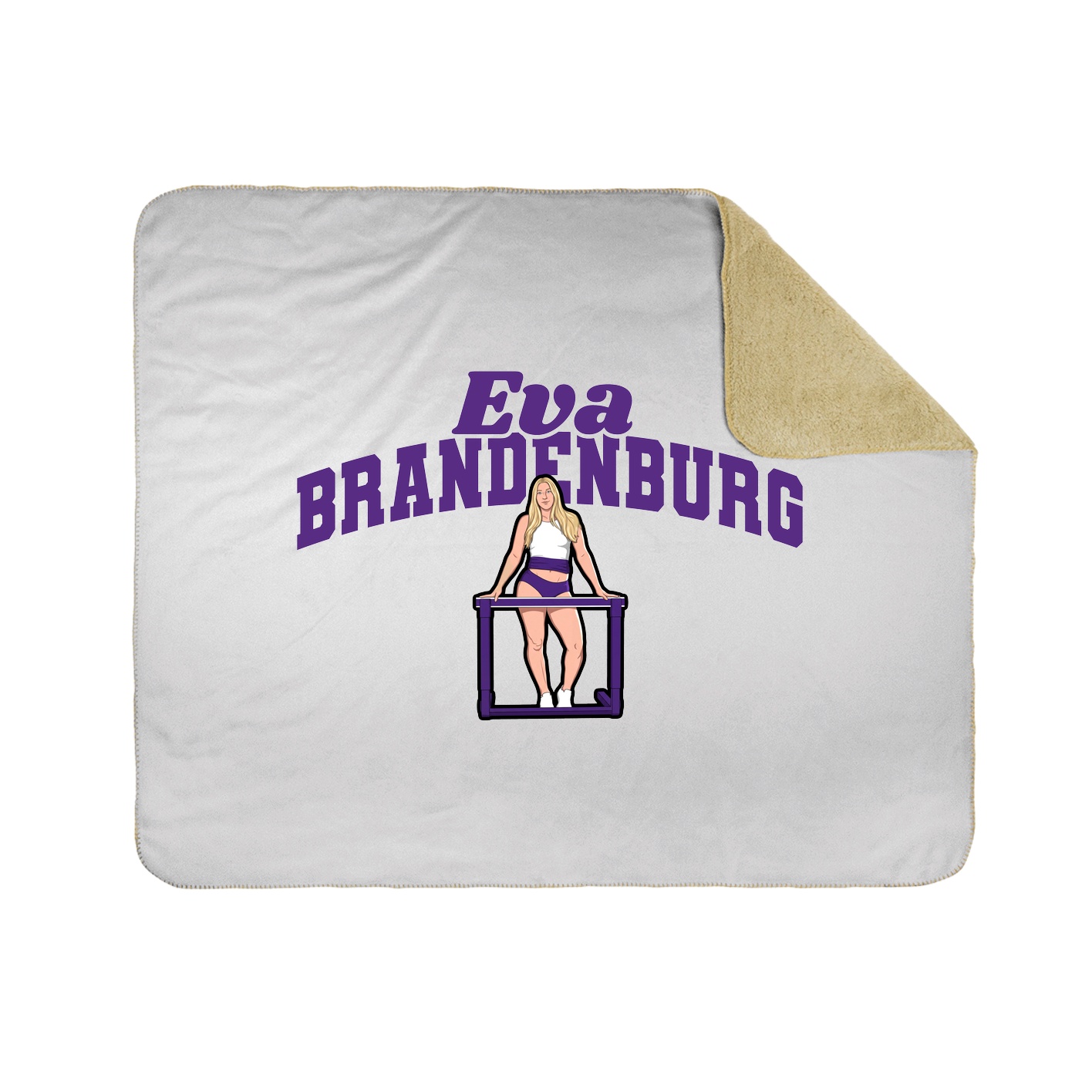 Throw Blanket — Signature Arch in White