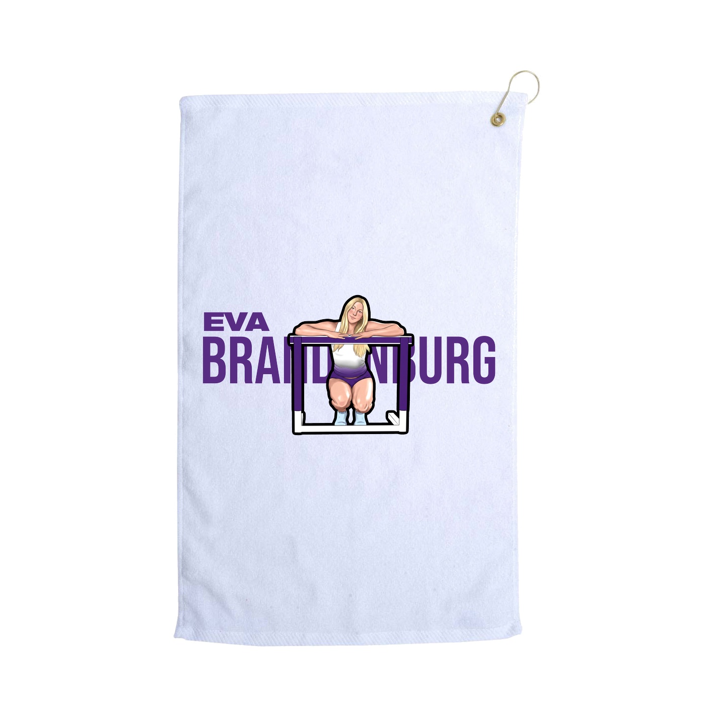 Golf Towel — Player Name in White