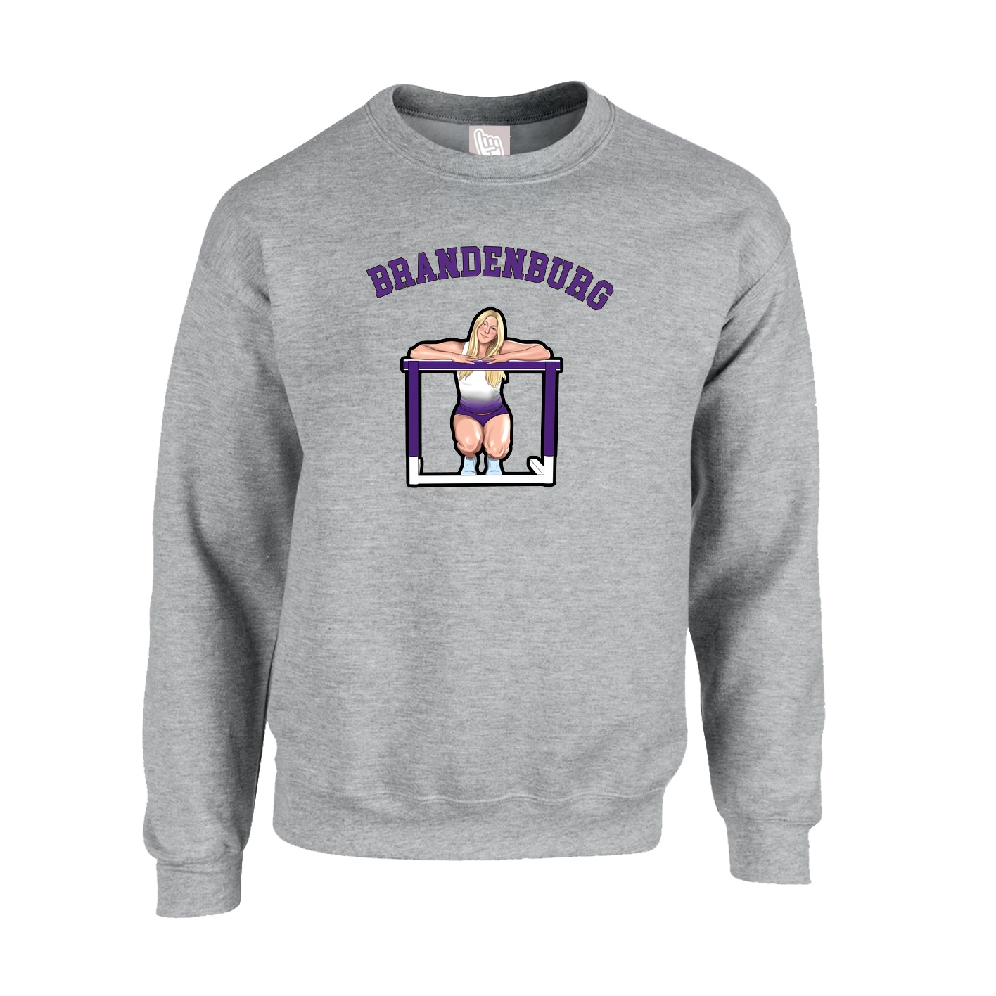 Fleece Crew — Shirsey Arch in Grey