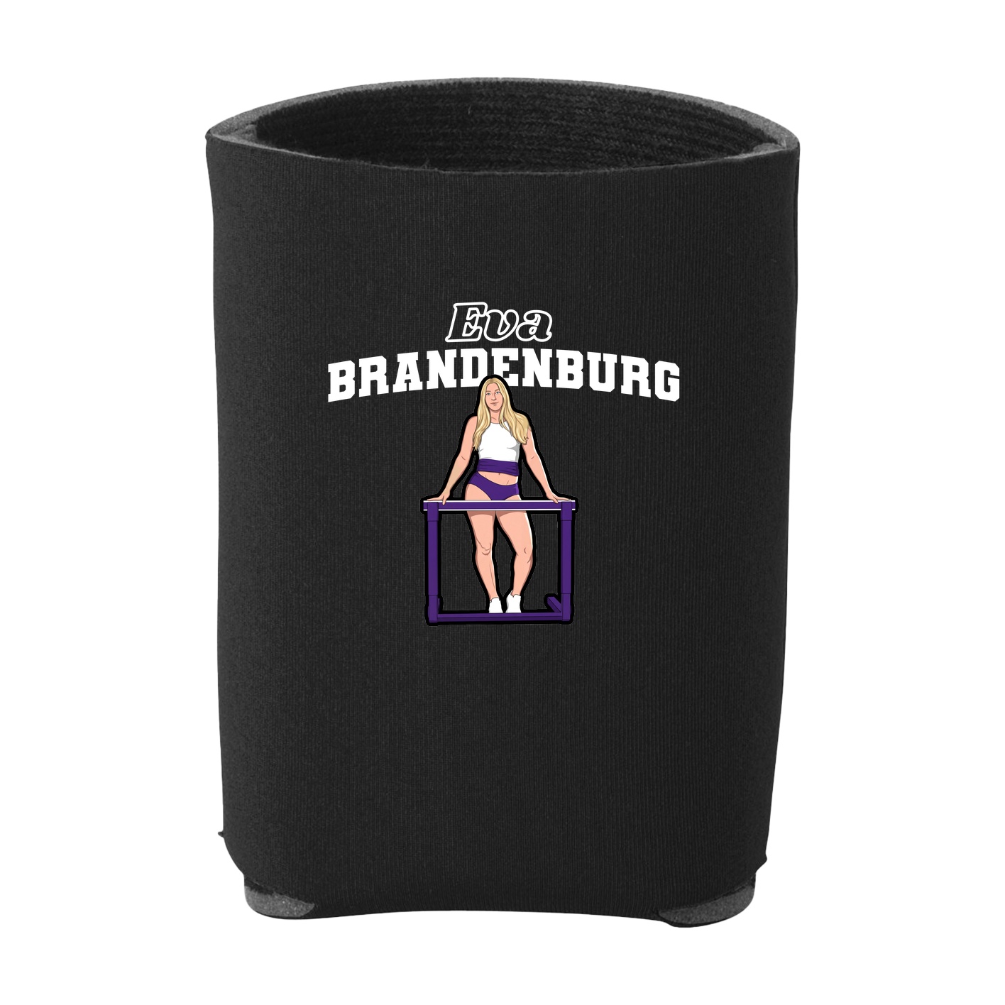 Can Holder — Name Arch in Black