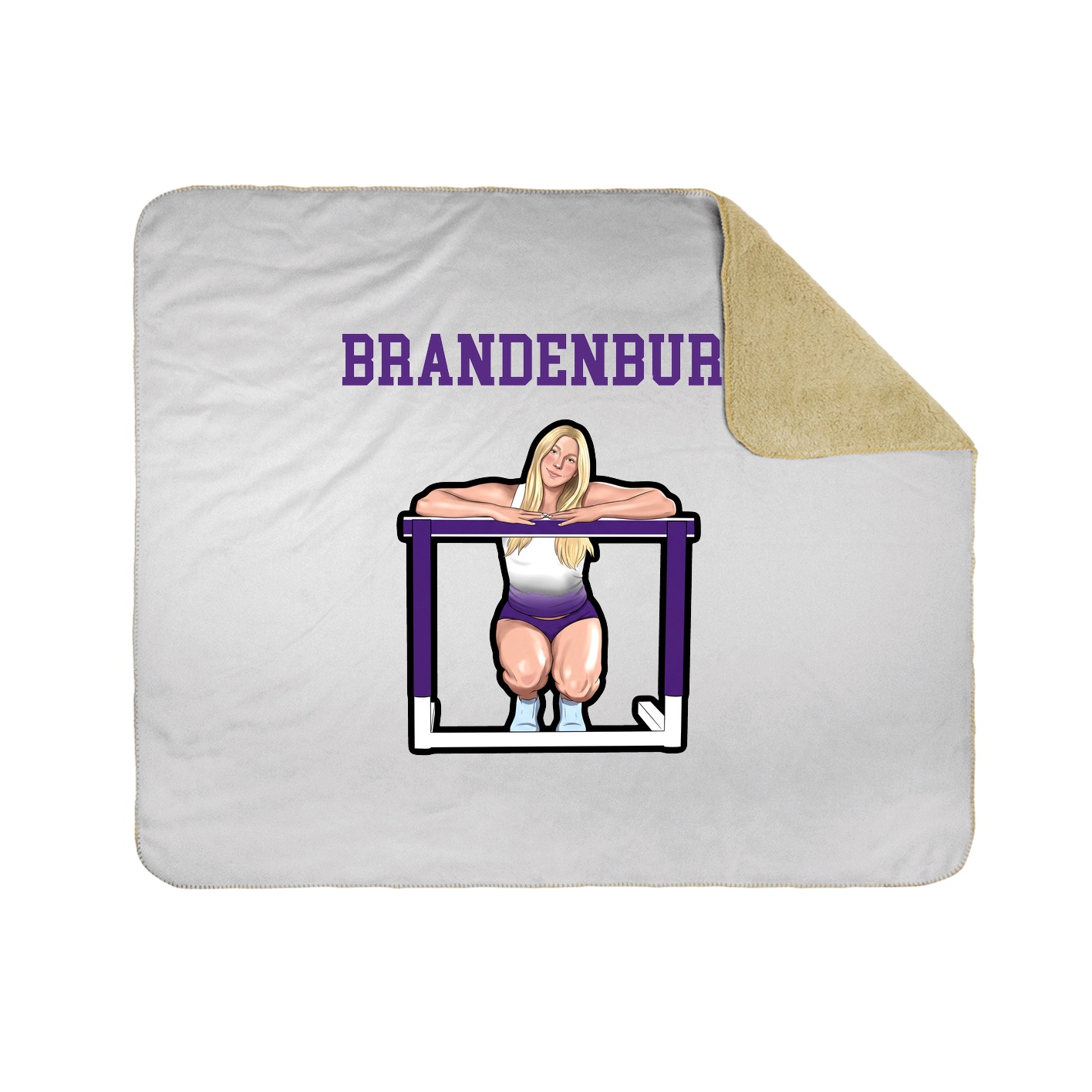 Throw Blanket — Shirsey in White