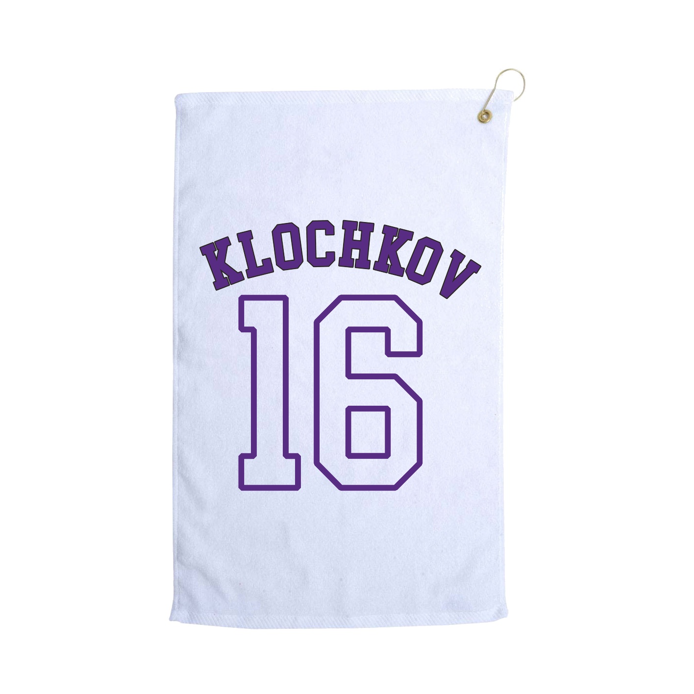 Golf Towel — Shirsey Arch in White