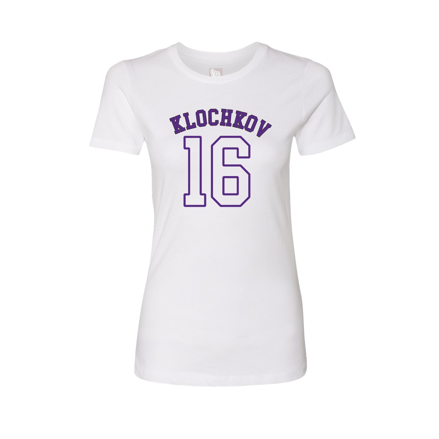 Fitted Women's Tee — Shirsey Arch in White