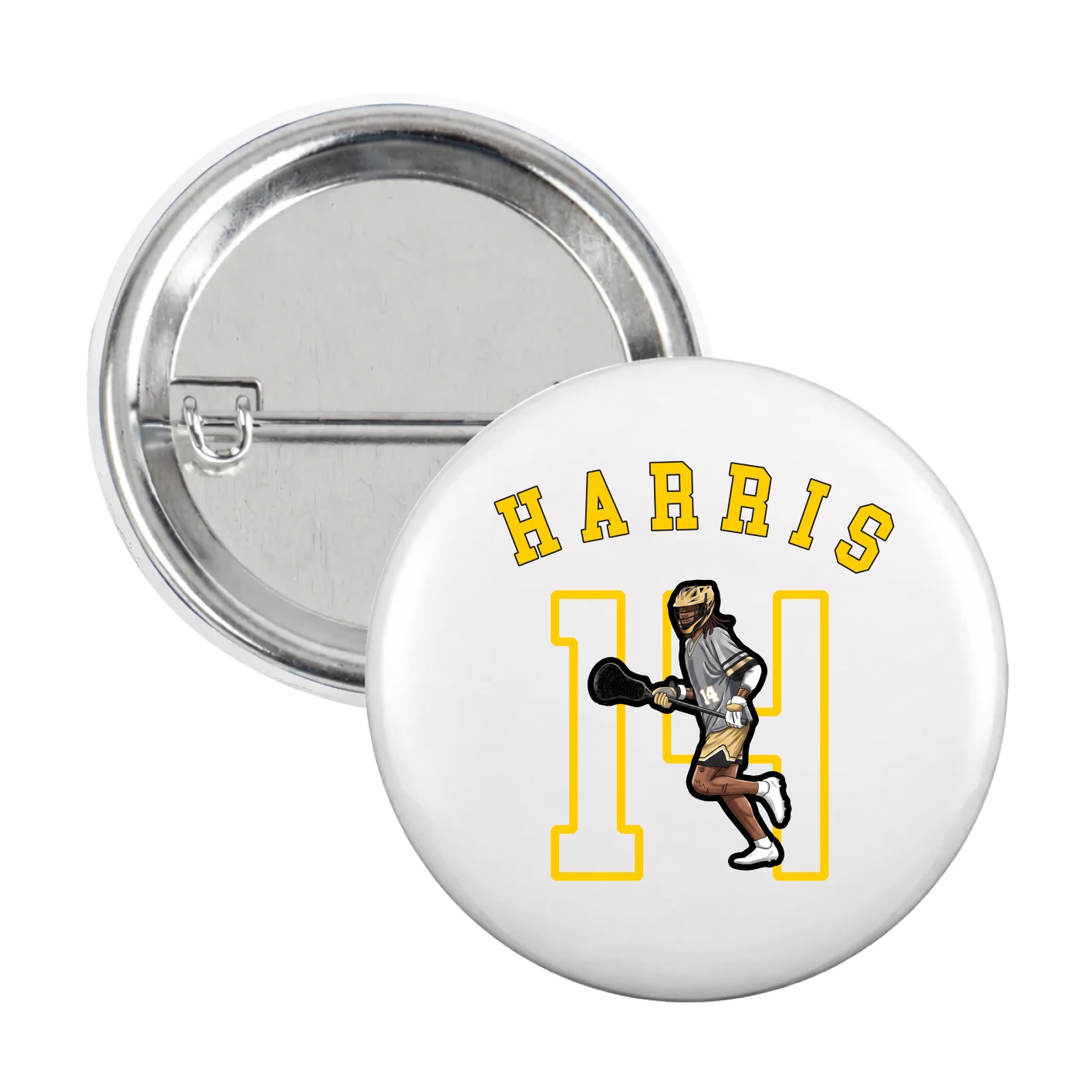 Game Day Button — Shirsey Arch in White