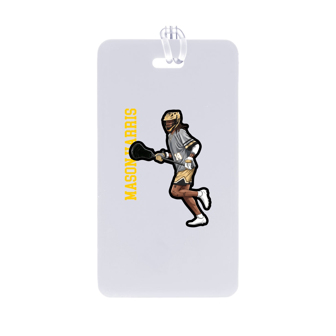 Bag Tag — Name Vertical in Classic