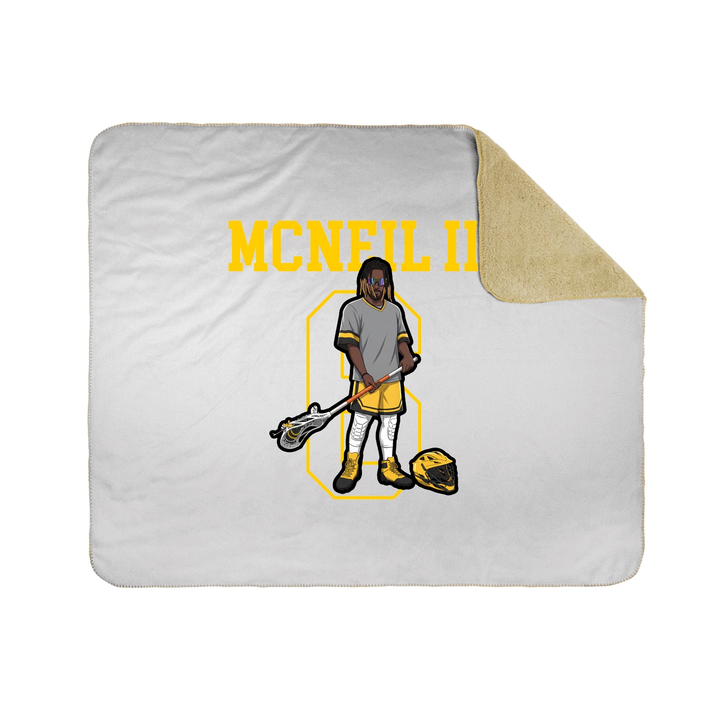 Throw Blanket — Shirsey in White