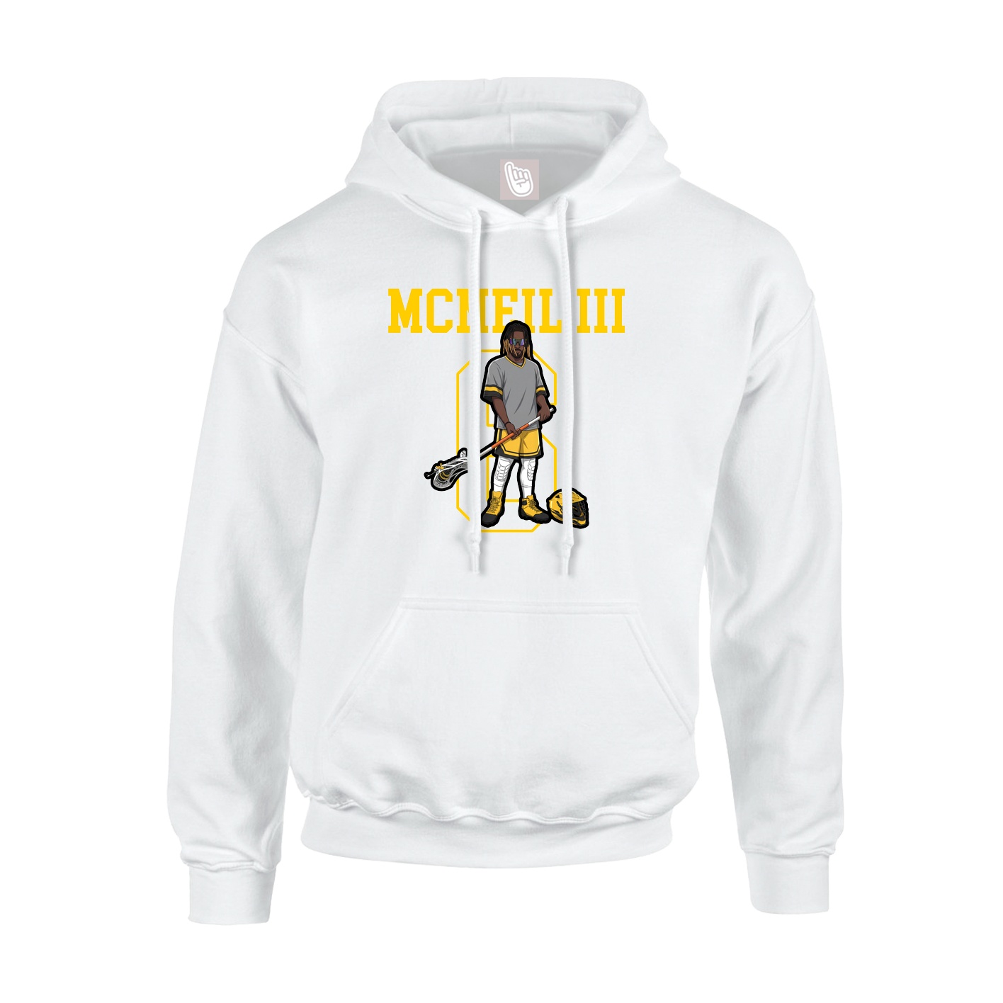 Hoodie — Shirsey in White