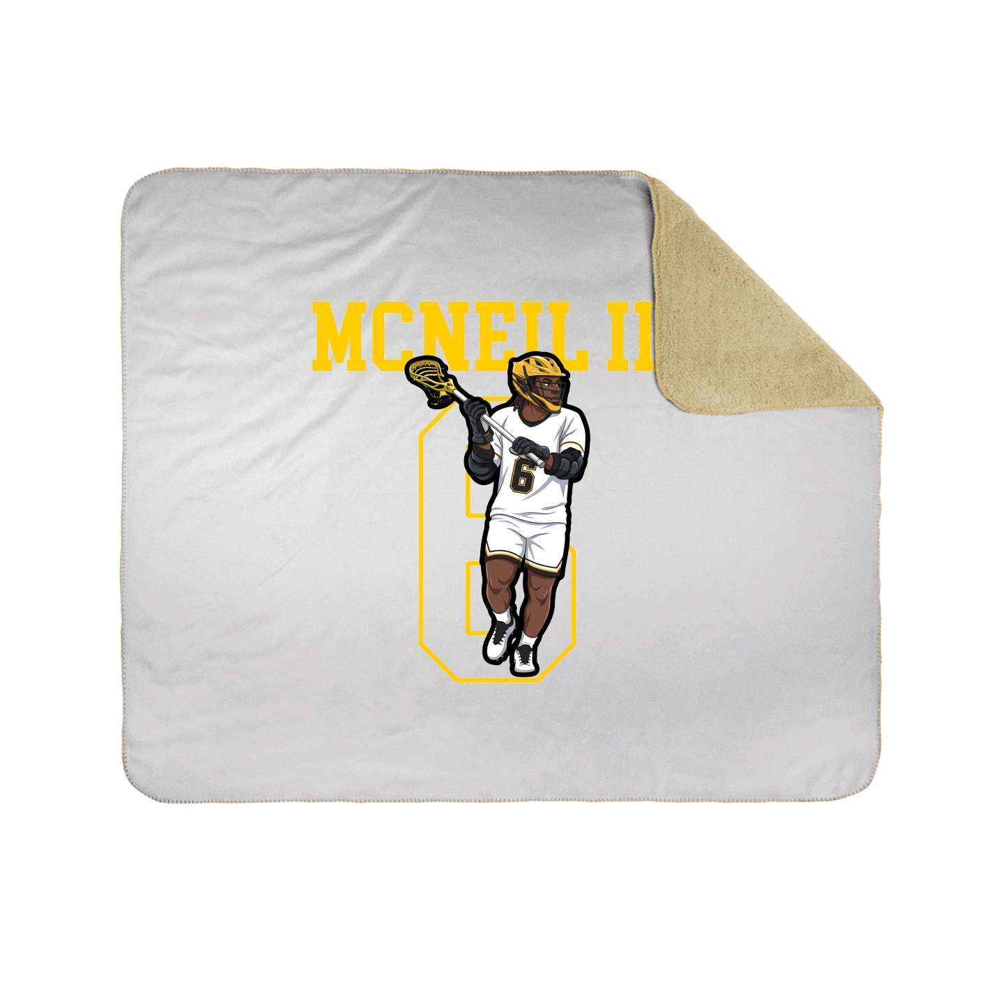 50x60 Sherpa Lined Throw Blanket