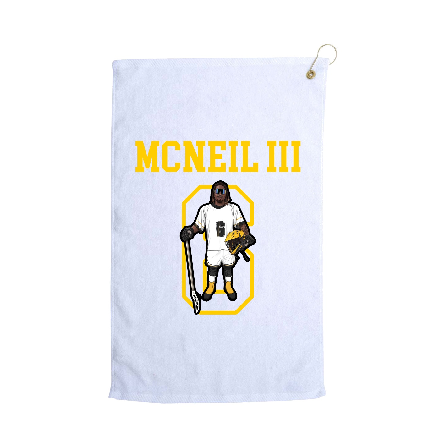 Golf Towel — Shirsey in White