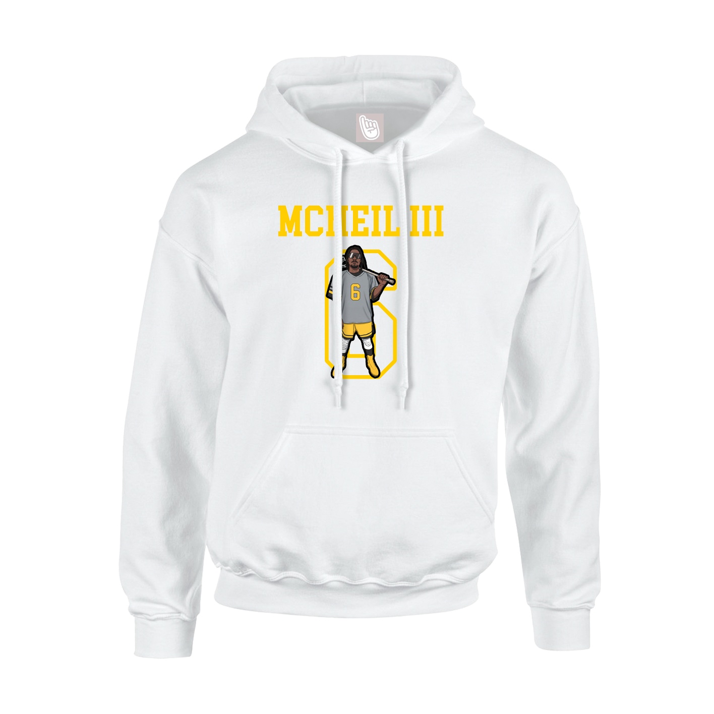 Hoodie — Shirsey in White