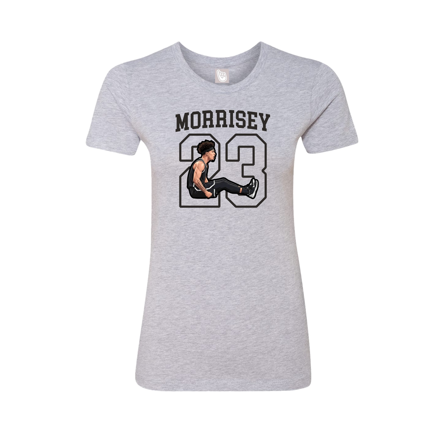 Fitted Women's Tee — Shirsey in Grey