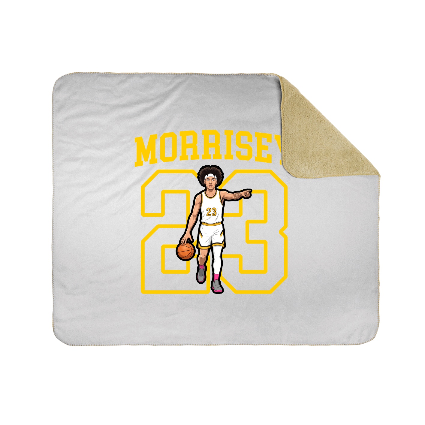 Throw Blanket — Shirsey in White