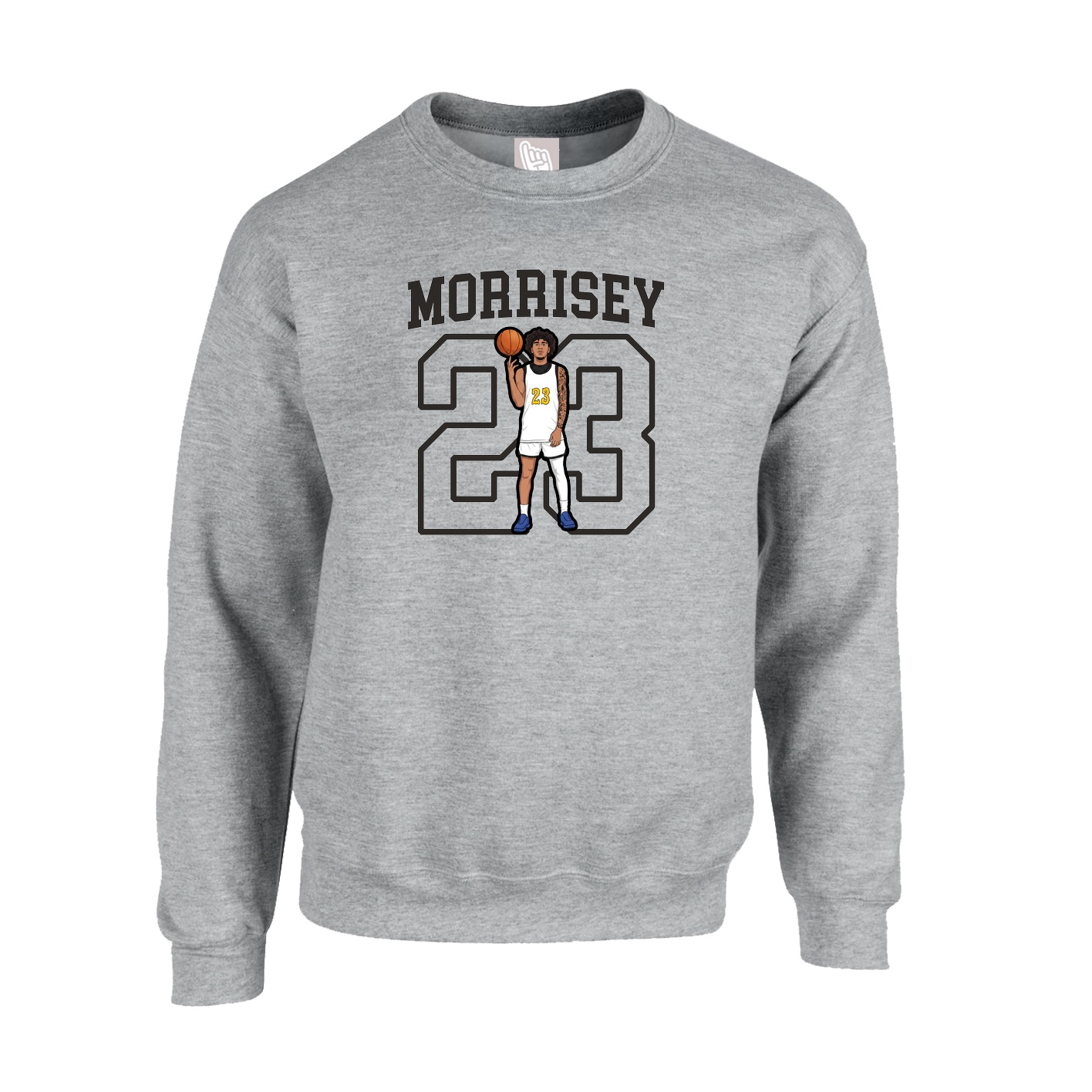 Fleece Crew — Shirsey in Grey