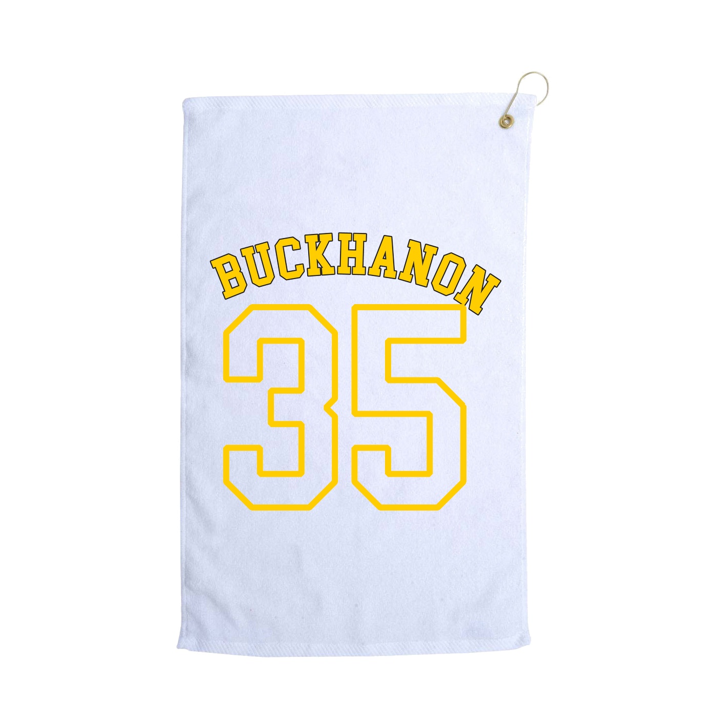 Golf Towel — Shirsey Arch in White