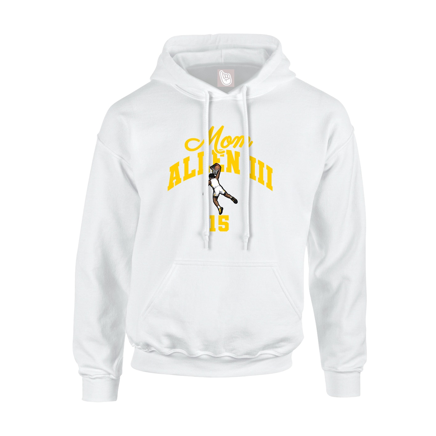 Youth Hoodie — Mothers Day Arch in White