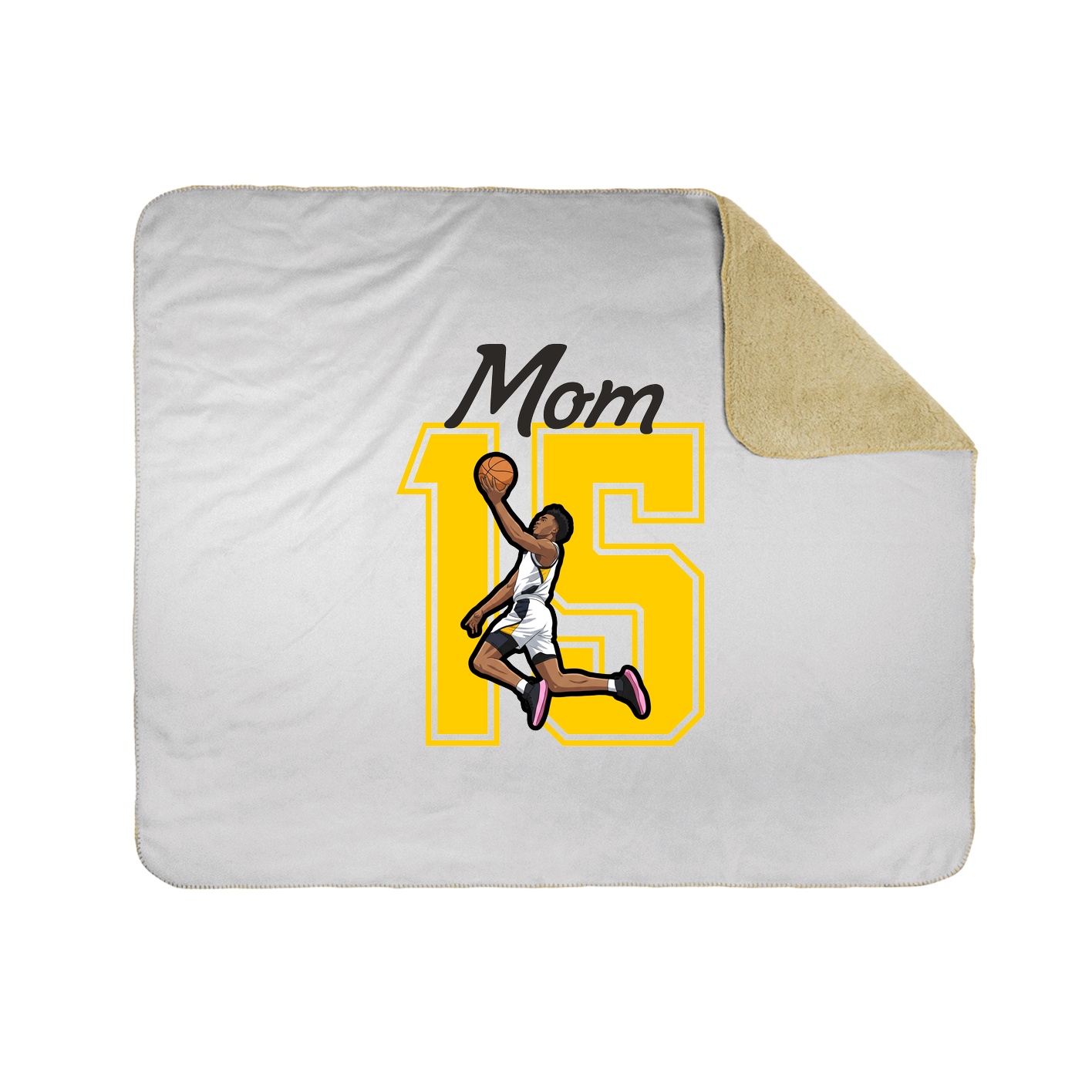 Throw Blanket — Mothers Day Shirsey in White