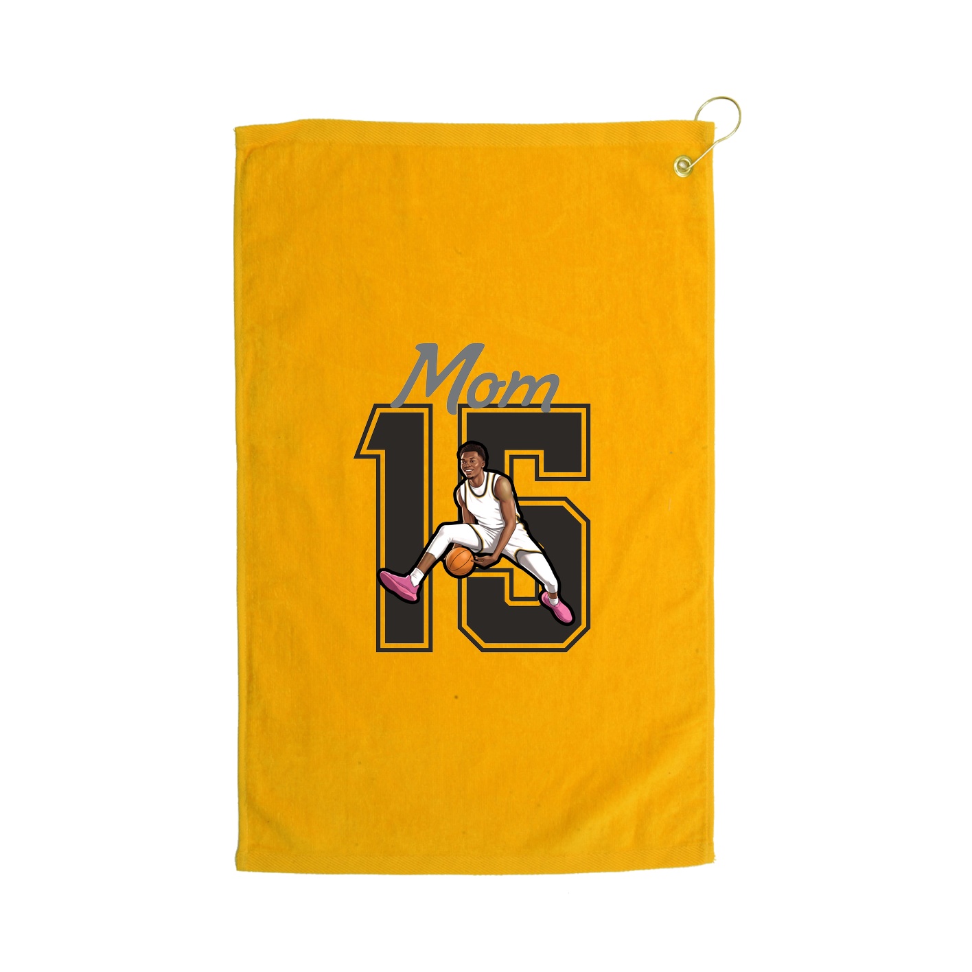 Golf Towel — Mothers Day Shirsey in Gold