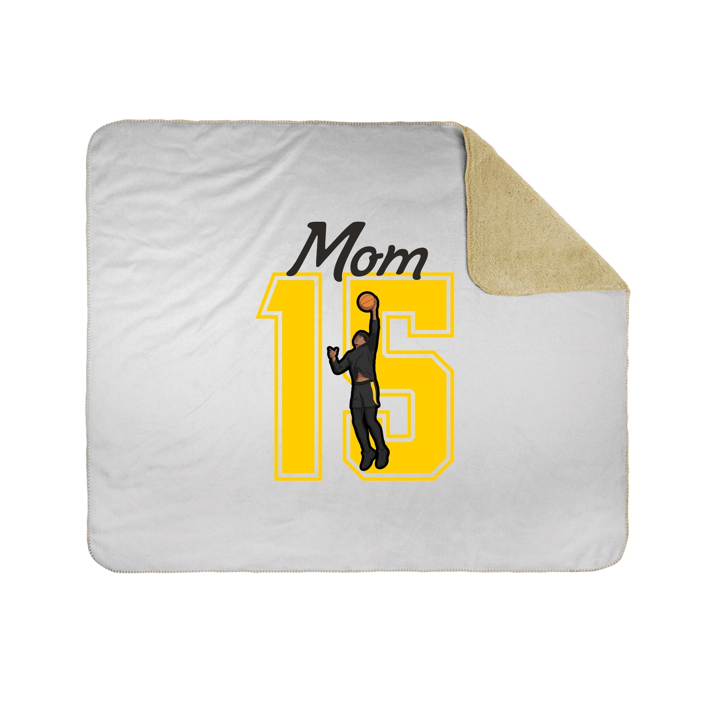 Throw Blanket — Mothers Day Shirsey in White