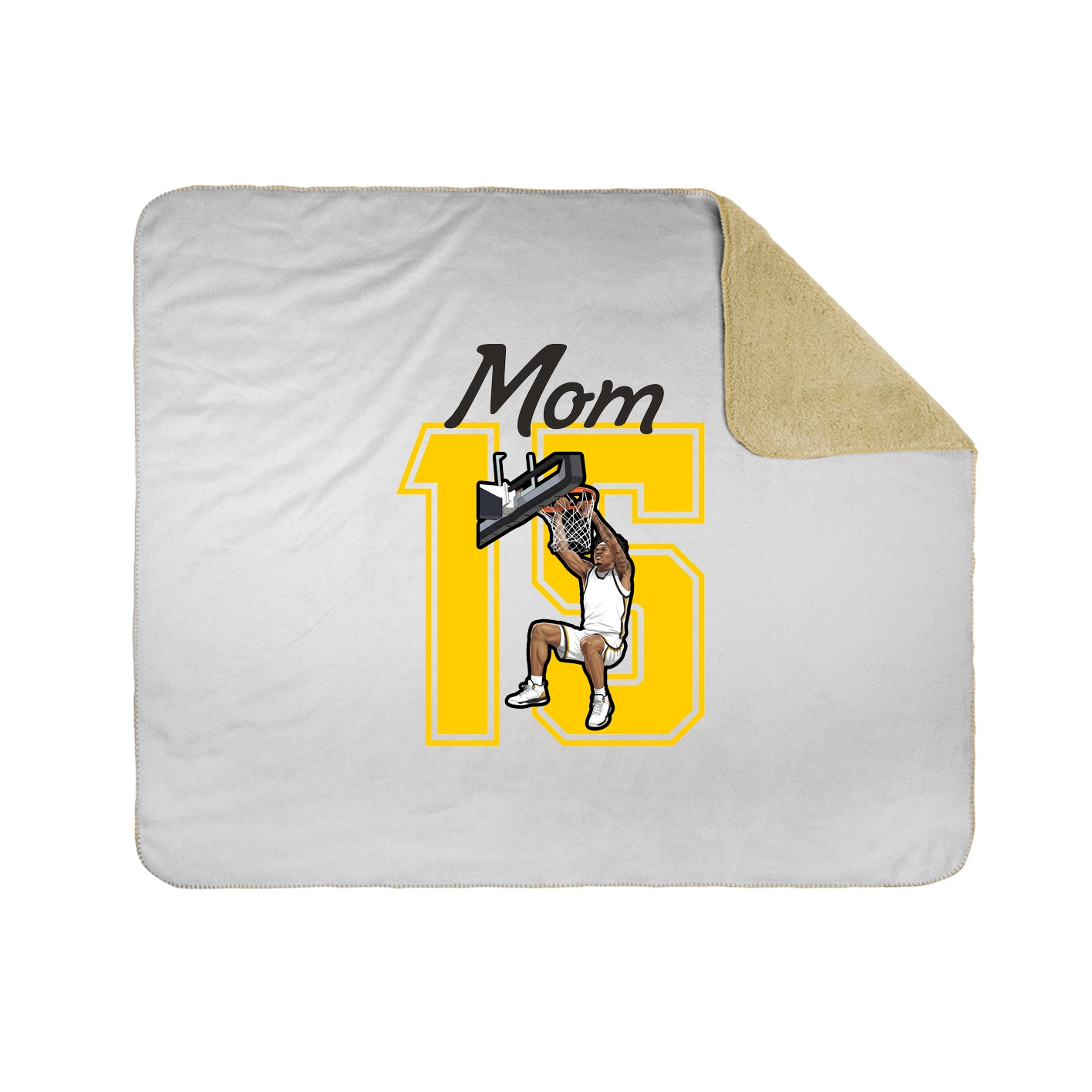 Throw Blanket — Mothers Day Shirsey in White