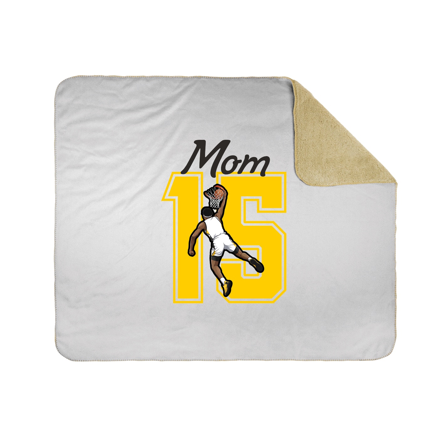 Throw Blanket — Mothers Day Shirsey in White