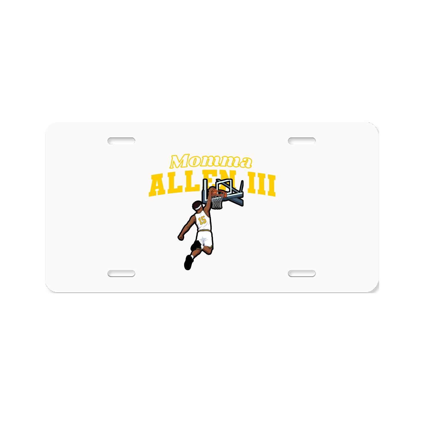 License Plate — Mothers Day Block in Classic