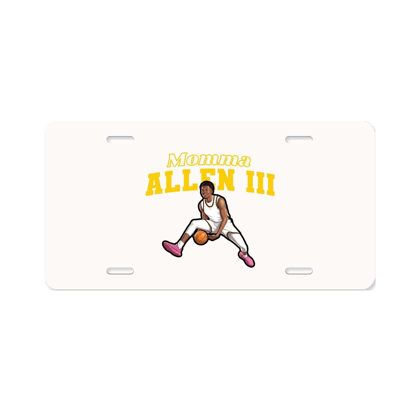 License Plate — Mothers Day Block in Classic