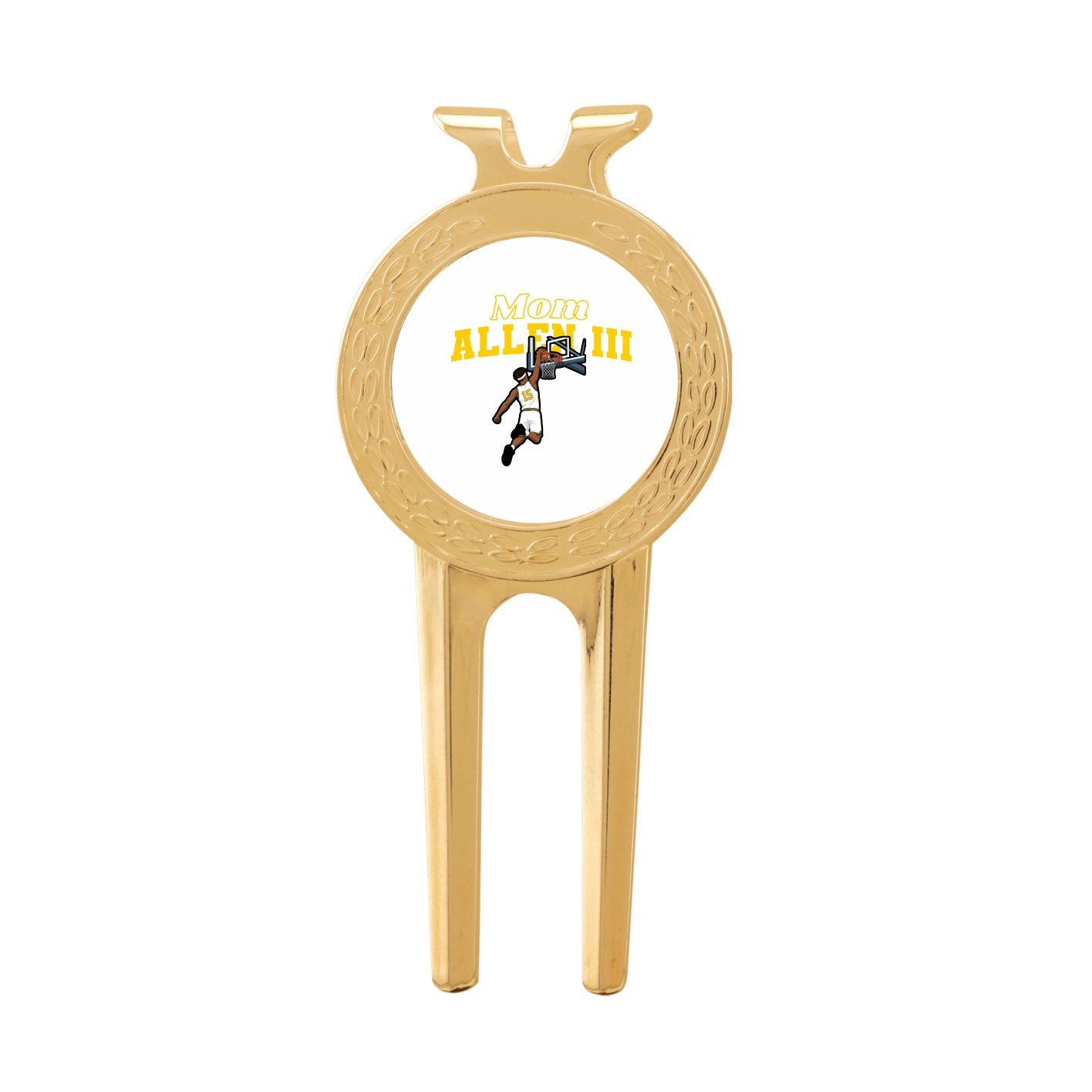 Divot Tool with Ball Marker — Mothers Day Block in Classic