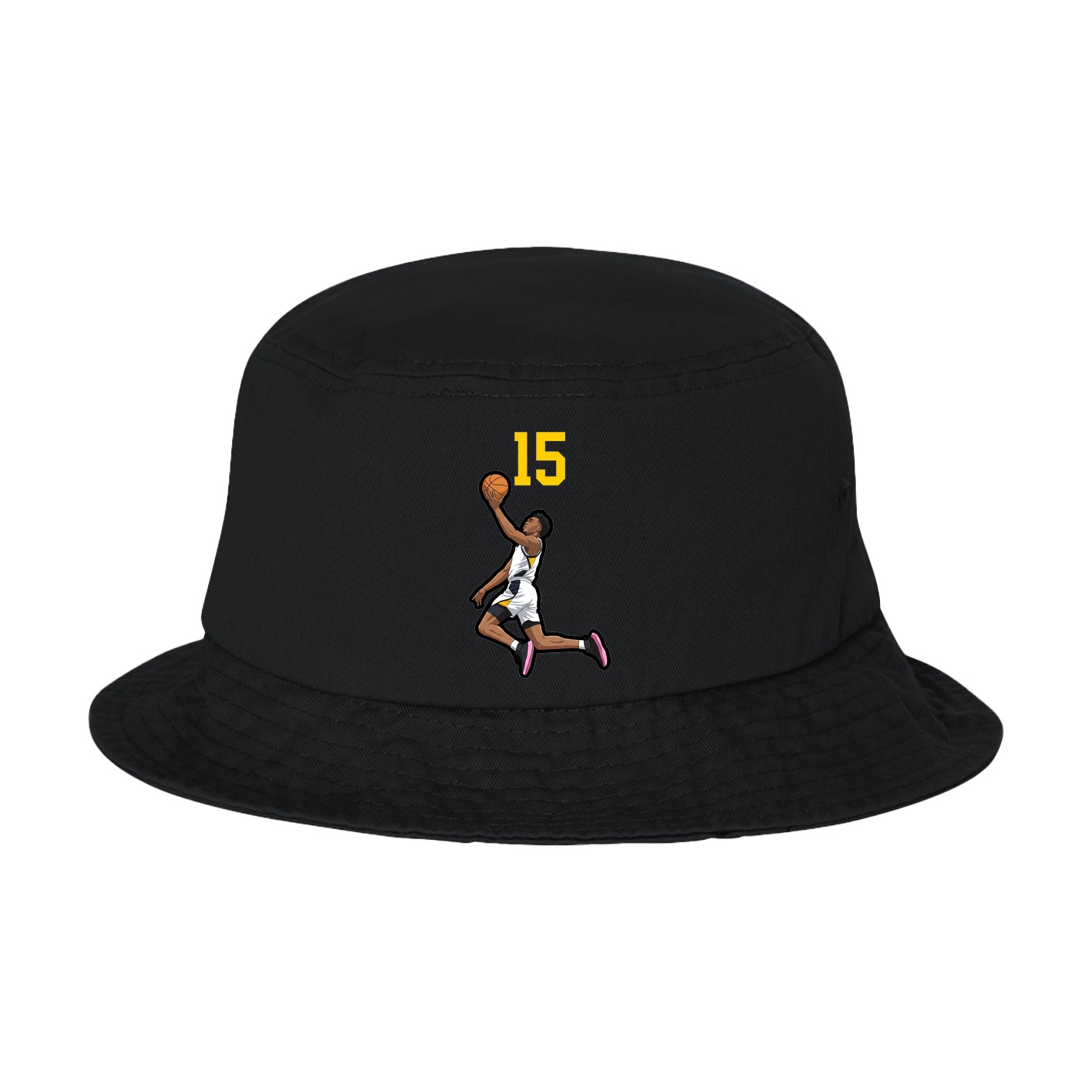 Bucket Cap — Number Top in Black
