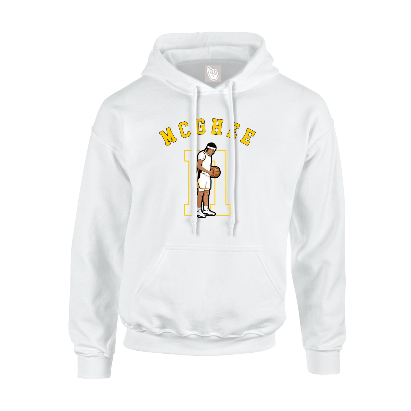 Youth Hoodie — Shirsey Arch in White