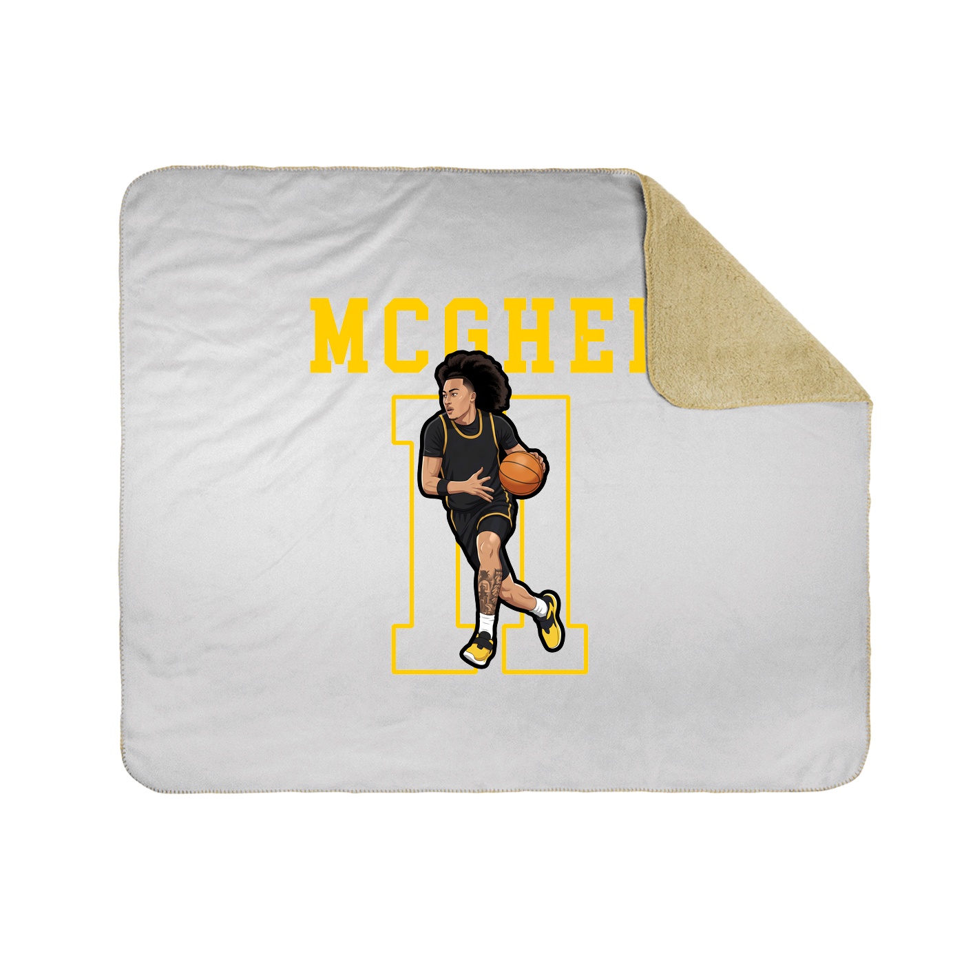 Throw Blanket — Shirsey in White