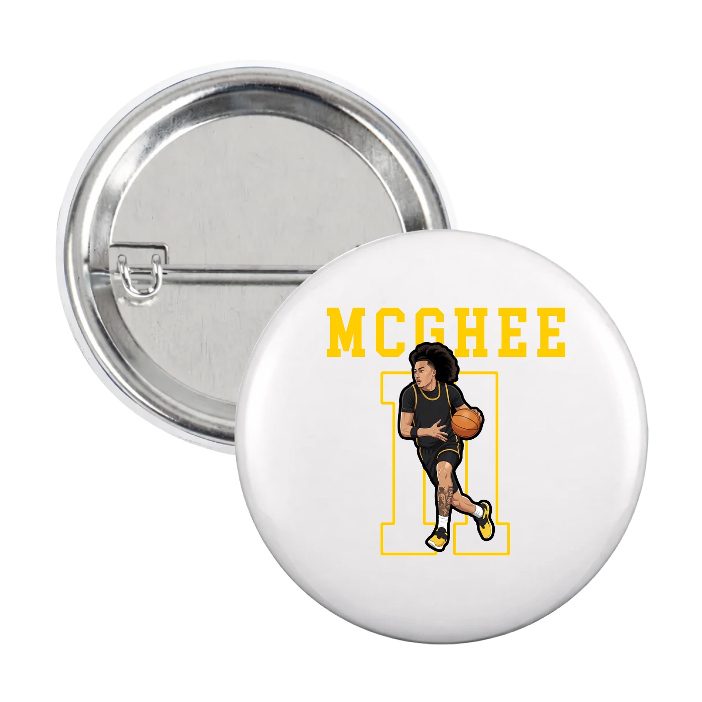 Game Day Button — Shirsey in White