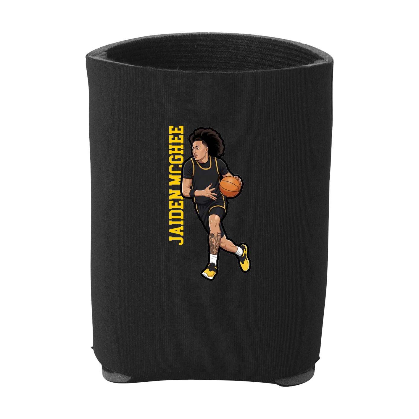 Can Holder — Name Vertical in Black