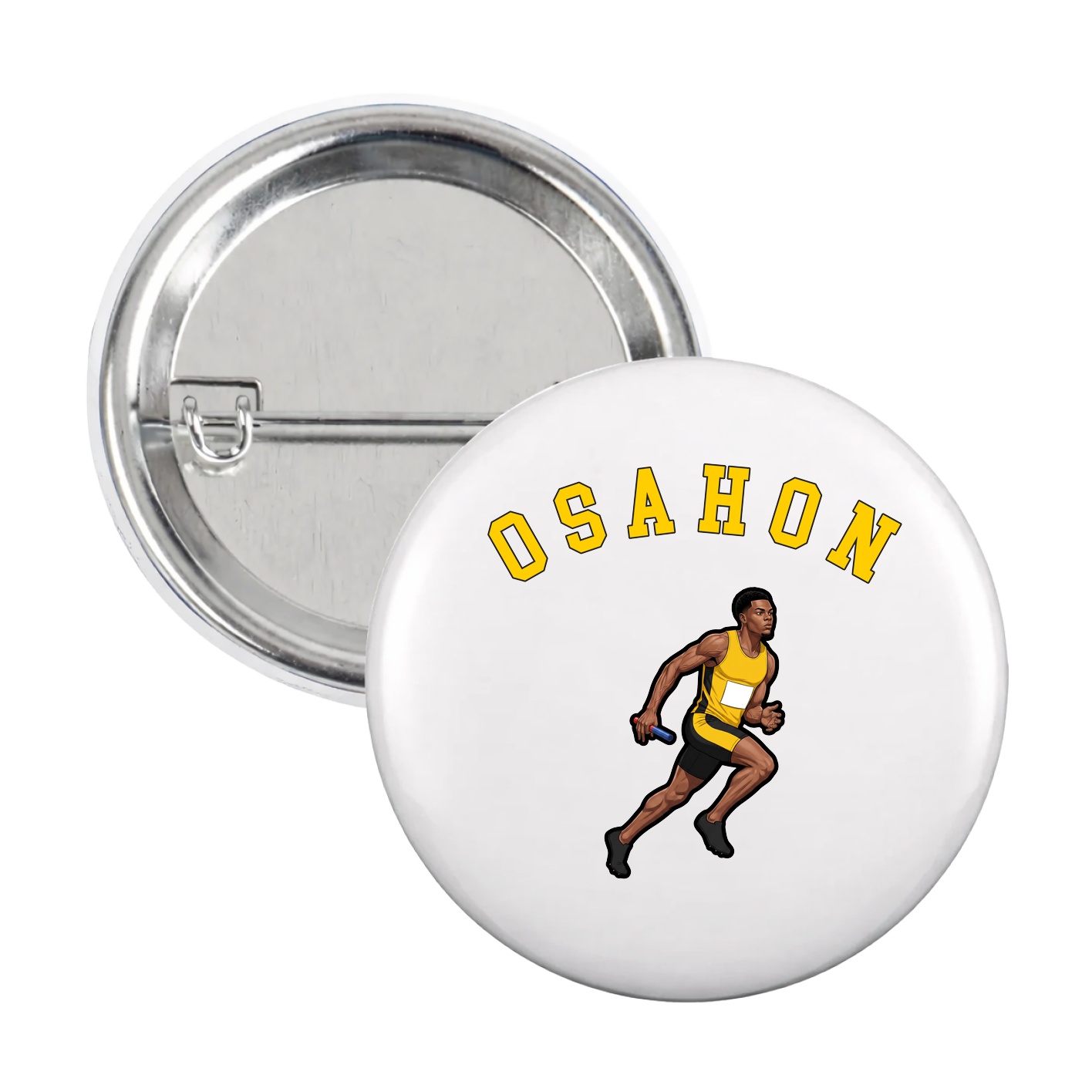Game Day Button — Shirsey Arch in White