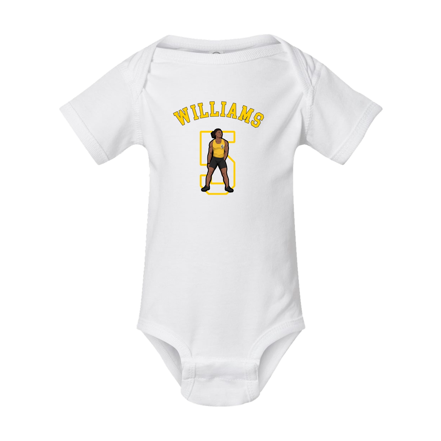 Baby Onesie — Shirsey Arch in White