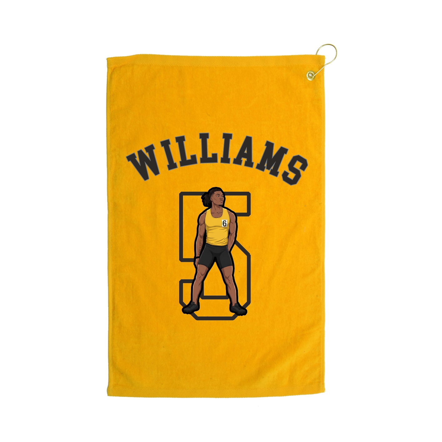 Golf Towel — Shirsey Arch in Gold