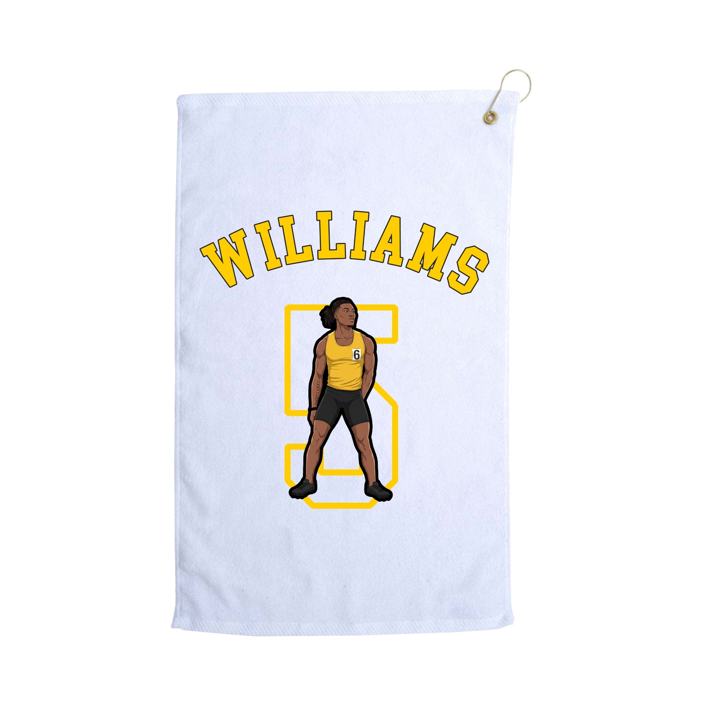 Golf Towel — Shirsey Arch in White