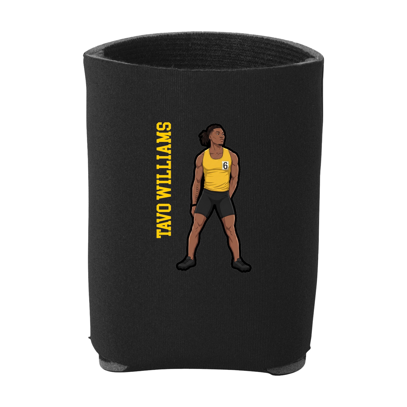 Can Holder — Name Vertical in Black