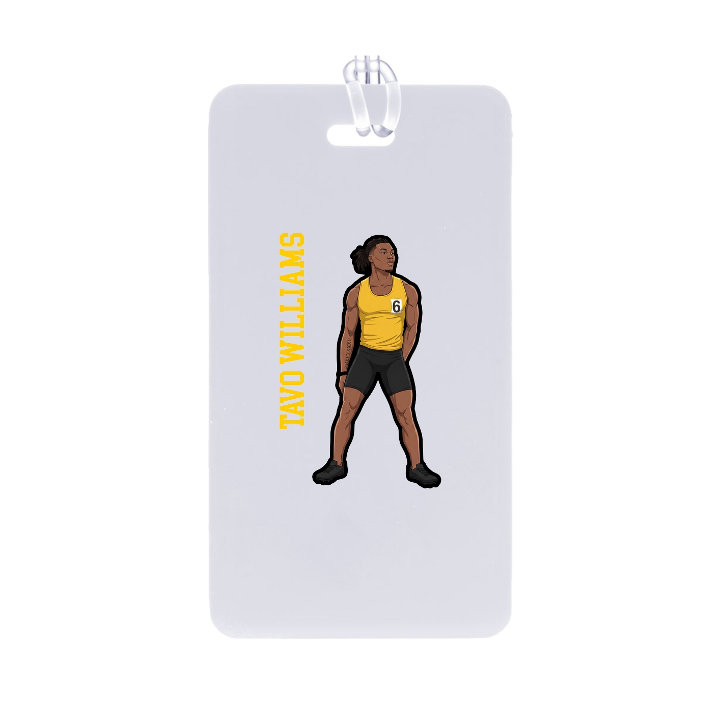 Bag Tag — Name Vertical in Classic