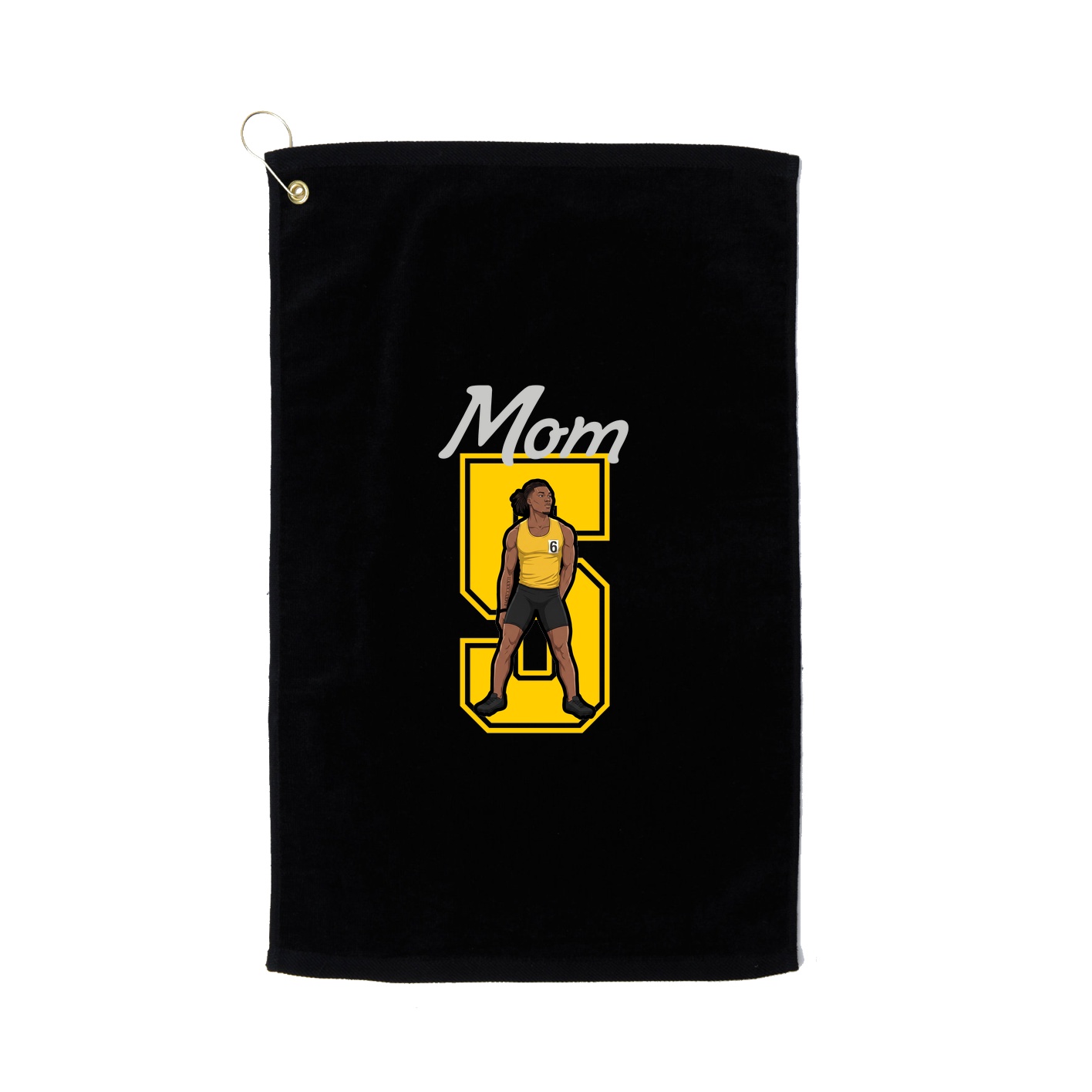 Golf Towel — Mothers Day Shirsey in Black