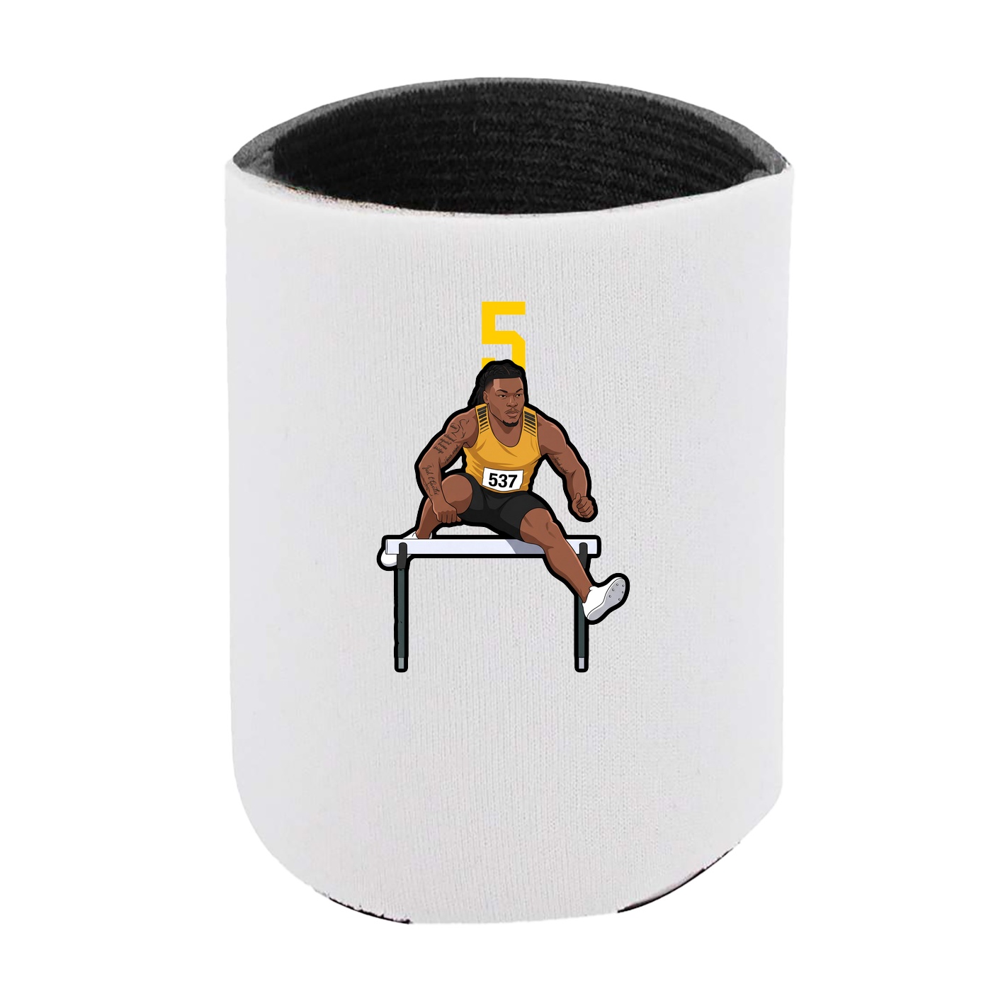 Can Holder — Number Top in White