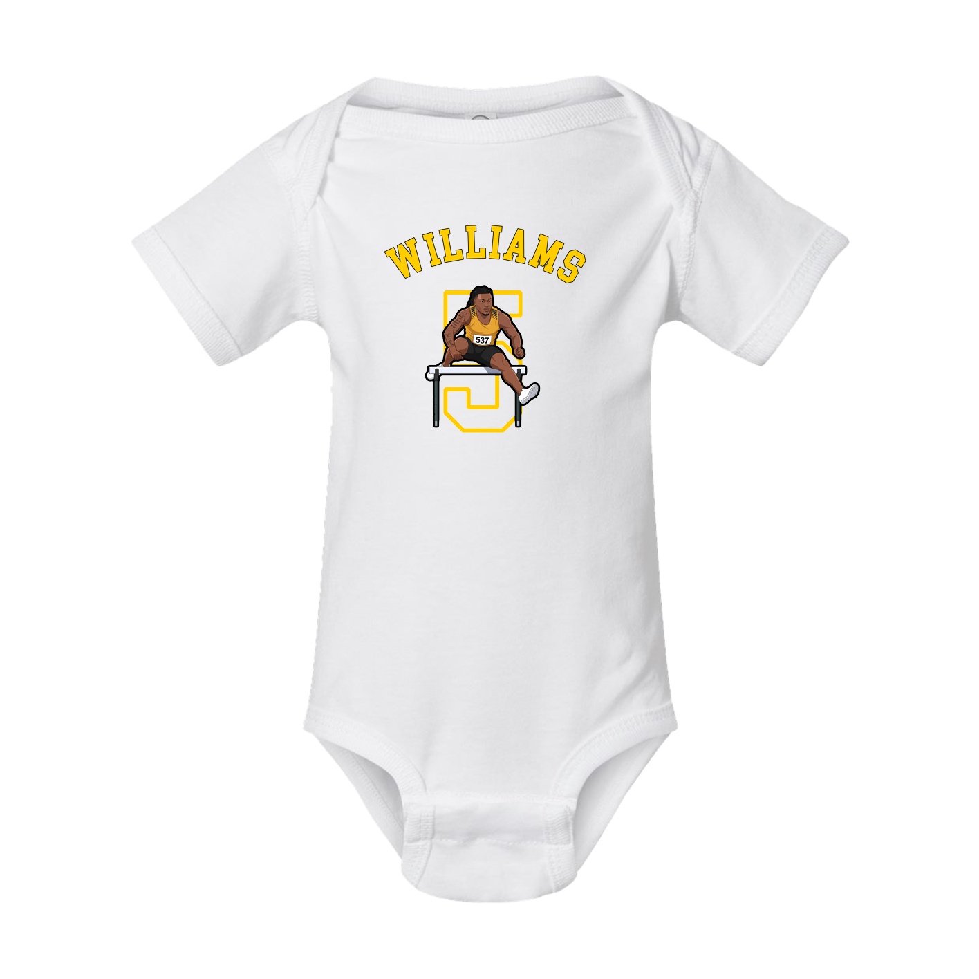 Baby Onesie — Shirsey Arch in White
