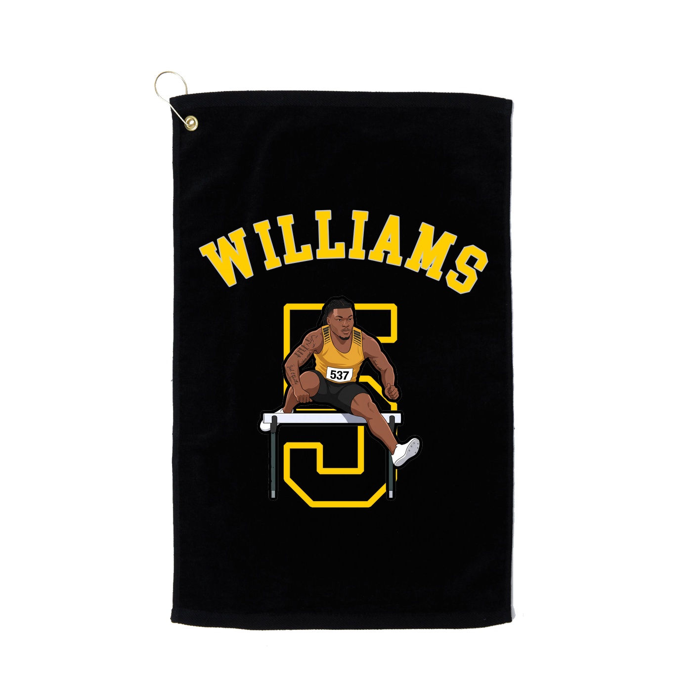 Golf Towel — Shirsey Arch in Black